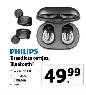 Lidl Draadloze oortjes, bluetooth aanbieding