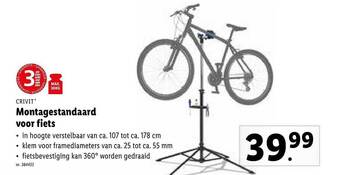Lidl Montagestandaard voor fiets aanbieding