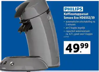 Lidl Philips koffiezetapparaat senseo eco aanbieding
