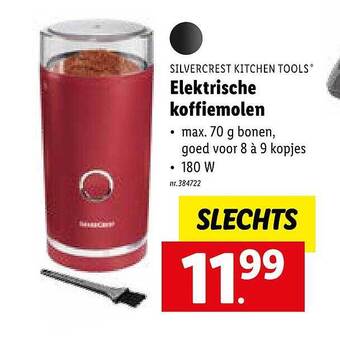 Lidl Elektrische koffiemolen aanbieding
