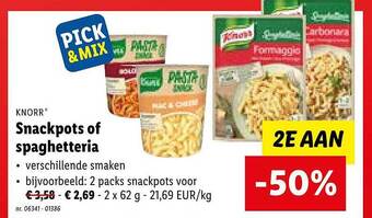 Snackpots of spaghetteria