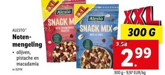 Lidl Alesto notenmengeling aanbieding