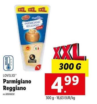 Lidl Lovilio parmigiano reggiano aanbieding