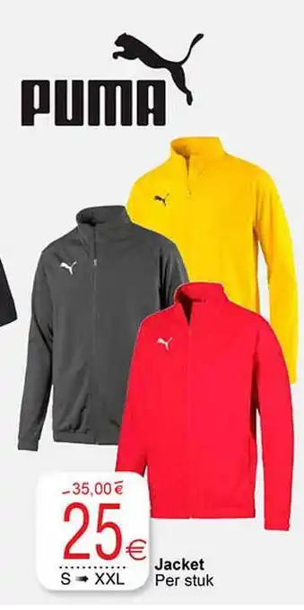 Cora Puma jacket aanbieding