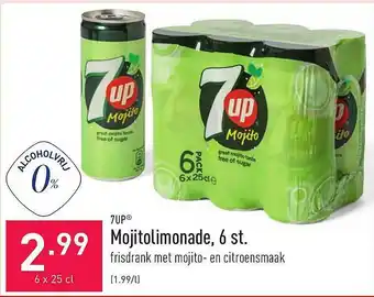 7up mojitolimonade, 6 st. 6x25 cl