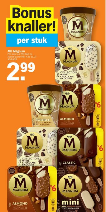 Albert Heijn Alle magnum aanbieding