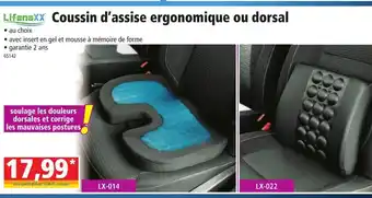 Norma Coussin D'Assise Ergonomique ou Dorsal aanbieding