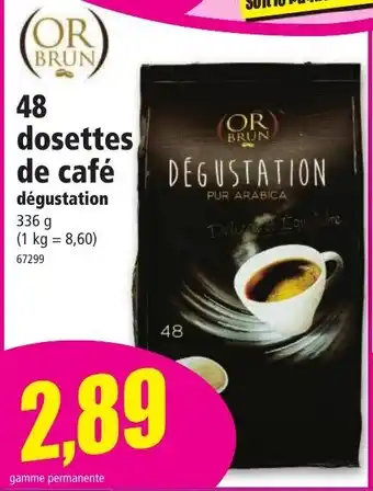 Norma OR Brun 48 Dosettes De Cafe aanbieding