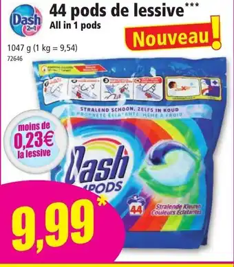Dash 44 Pods de Lessive