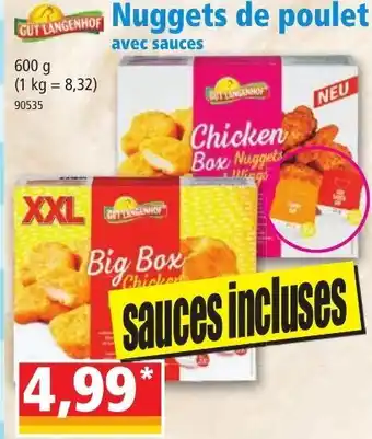 Nuggets de Poulet Avec Sauces