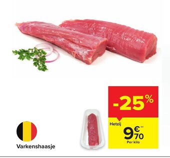 Carrefour Market Varkenshaasje aanbieding