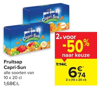 Carrefour Market Capri-Sun Fruitsap aanbieding