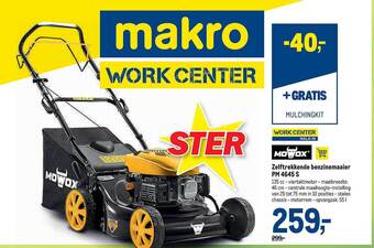 Makro Zelftrekkende benzinemaaier aanbieding