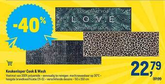 Makro Keukenloper cook & wash aanbieding