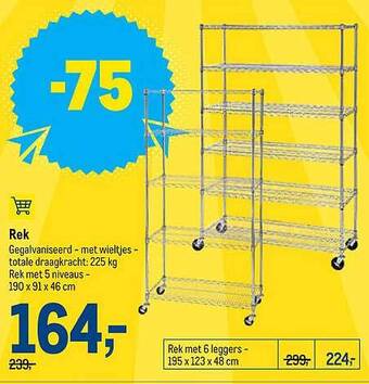 Makro Rek aanbieding