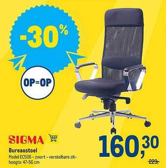 Makro Bureaustoel aanbieding