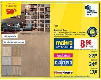 Makro Laminaat 8 mm aanbieding