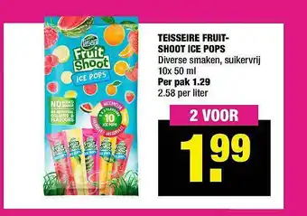 Teisseire fruitshoot ice pops