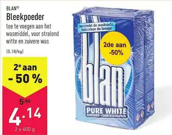ALDI Blan bleekpoeder 2x400 gram aanbieding
