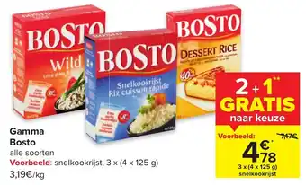 Carrefour Market Bosto Gamma Alle Soorten aanbieding
