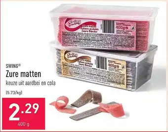 ALDI Swing zure matten 400 gram aanbieding