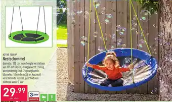 ALDI Active touch nestschommel aanbieding