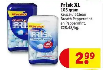 Frisk xl 105 gram