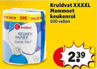 Kruidvat Kruidvat xxxxl mammoet keukenrol aanbieding