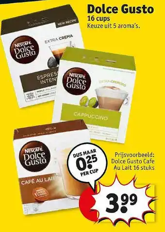 Kruidvat Dolce gusto 16 cups aanbieding