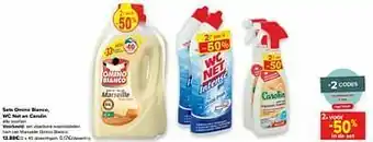 Carrefour Set vloeibare wasmiddelen hart van marseille omino bianco aanbieding