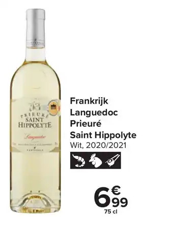 Carrefour Market Frankrijk Languedoc Prieure Saint Hippolyte Wit 2020/2021 aanbieding