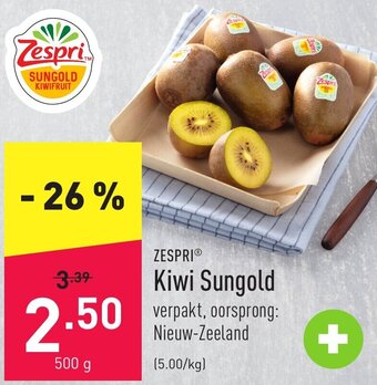 ALDI Zespri Kiwi Sungold aanbieding