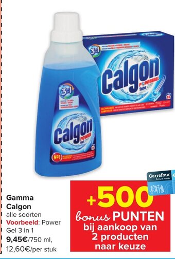 Carrefour Market Gamma Calgon Alle Soorten aanbieding