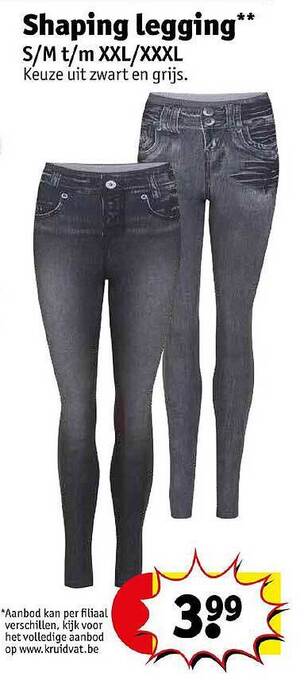 Kruidvat Shaping legging aanbieding