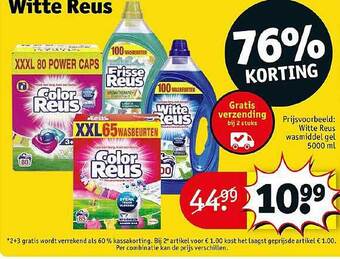 Kruidvat Witte reus aanbieding