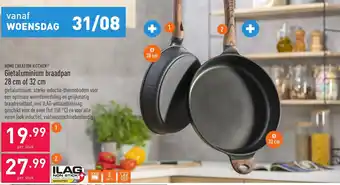 ALDI Home Creation Kitchen Gietaluminium braadpan 28 cm of 32cm aanbieding