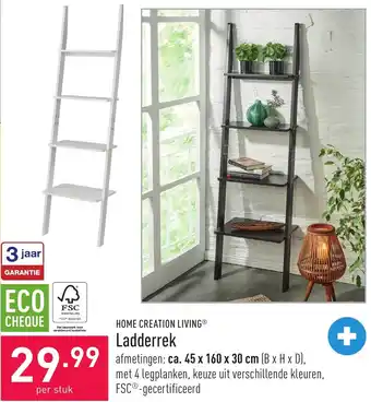 ALDI Home Creation Living Ladderrek aanbieding