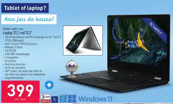 ALDI Medion Akoya E3224 Laptop 33,7 cm/13,3" aanbieding