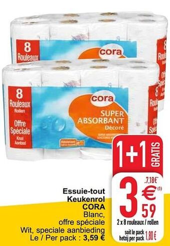 Cora Essuie-tout keukenrol cora aanbieding