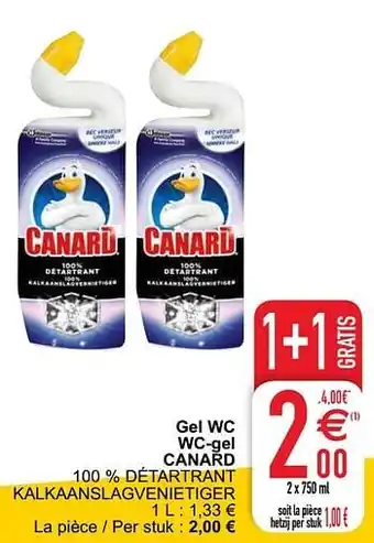 Gel wc wc-gel canard 750ml