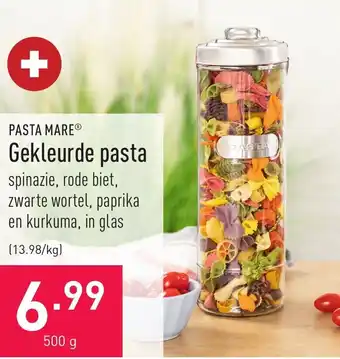 ALDI Pasta Mare Gekleurde pasta aanbieding