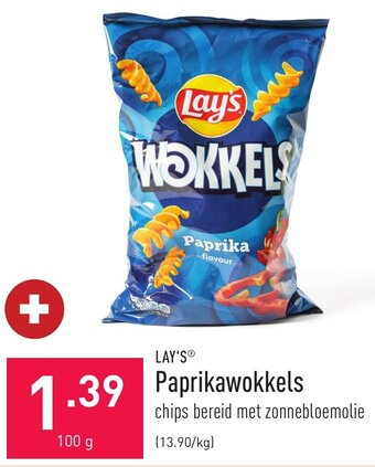 ALDI Lay's Paprikawokkels aanbieding