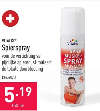ALDI Vitalis Spierspray aanbieding