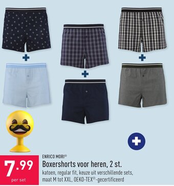 ALDI Enrico Mori Boxershorts voor heren, 2 st. aanbieding