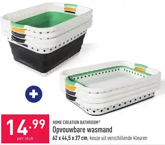 ALDI Home Creation Bathroom Opvouwbare wasmand aanbieding