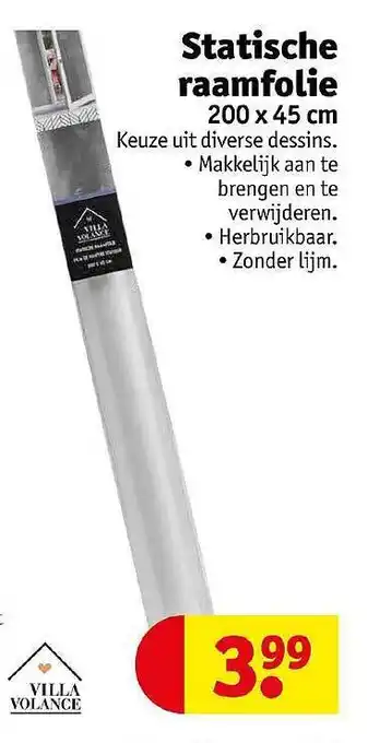 Statische raamfolie
