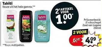 Kruidvat Tahiti 250ml aanbieding