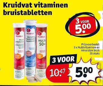 Kruidvat Kruidvat vitaminen bruistabletten aanbieding