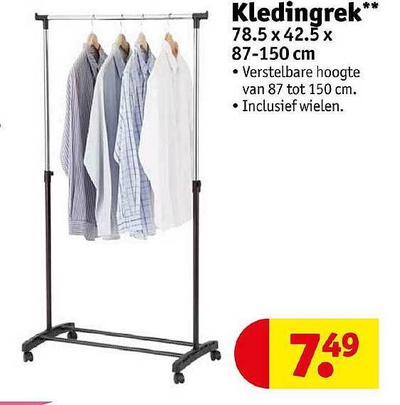Kledingrek promotie bij Kruidvat