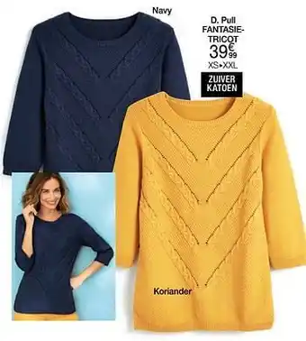 Pull fantasie- tricot